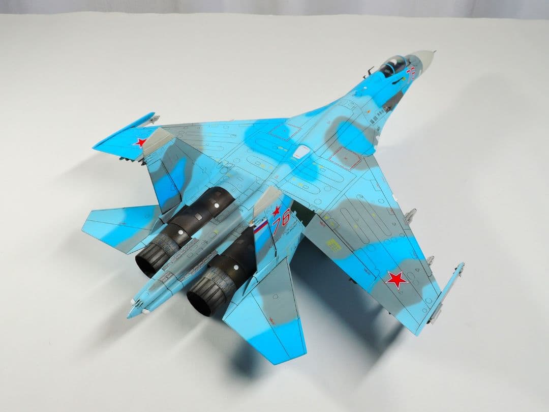 【プラモデル完成品】プラッツ 1/72 Su-27SM フランカーB