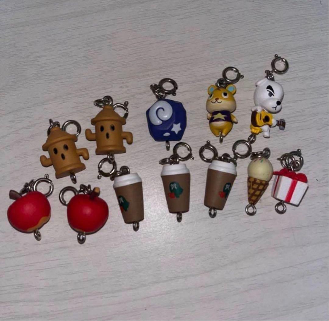 【レア】どうぶつの森 マスコットコレクション キーホルダー ストラップ 12個