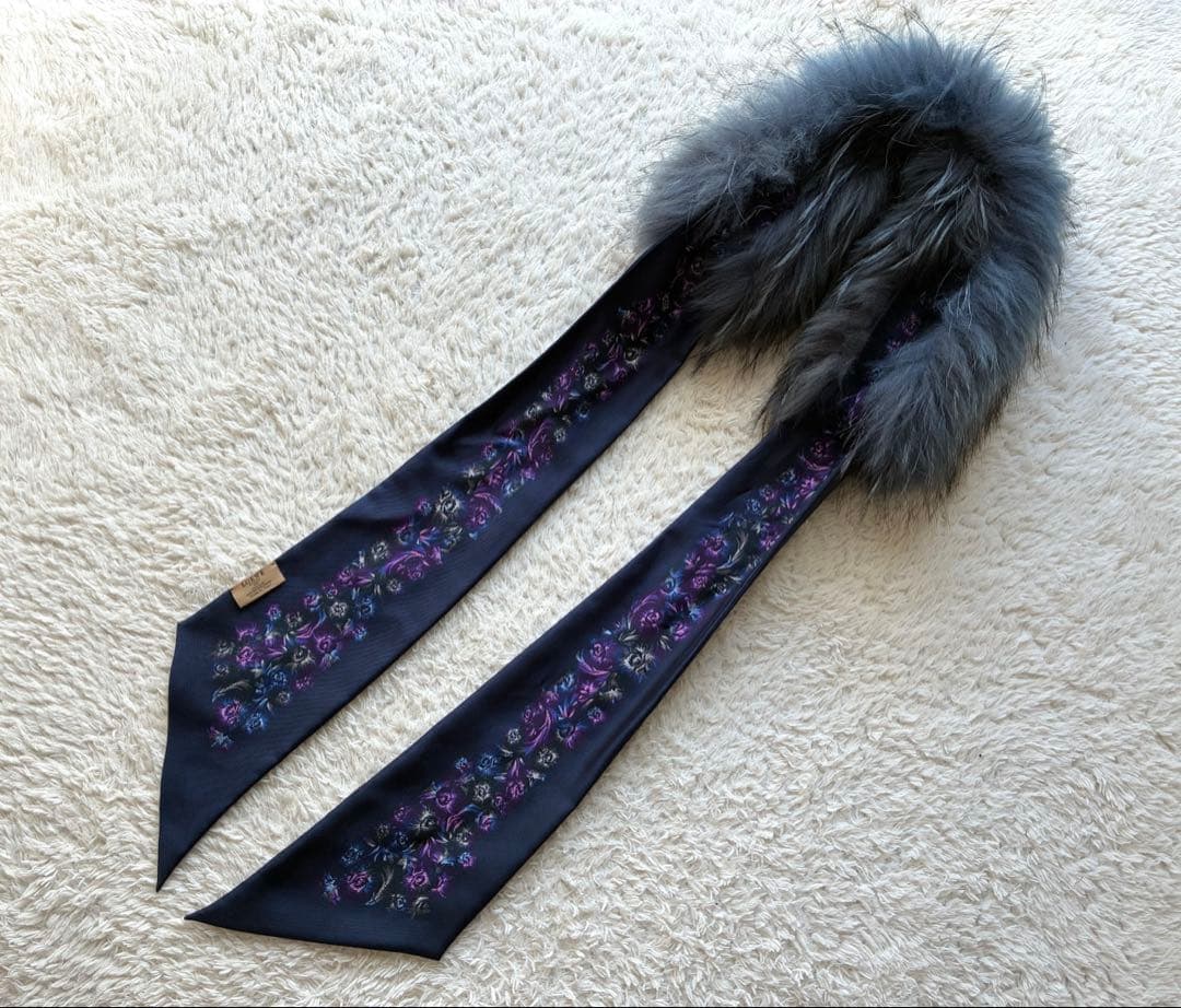 ❤️LOEWE ロエベ ストール バンドーフリュール ファー ショール マフラー