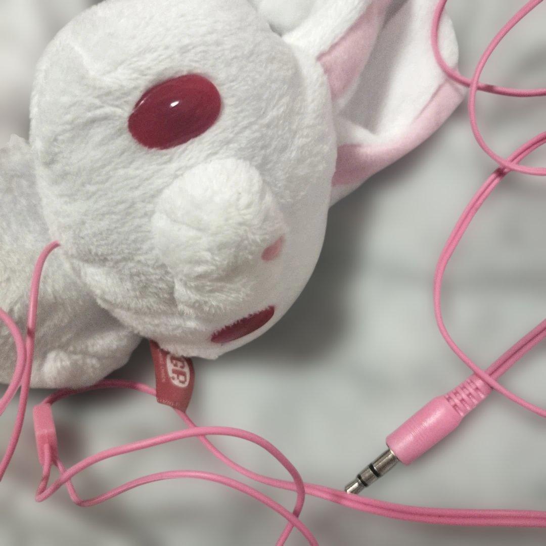 汎用うさぎ　ヘッドフォン　グルーミー　ホワイト
