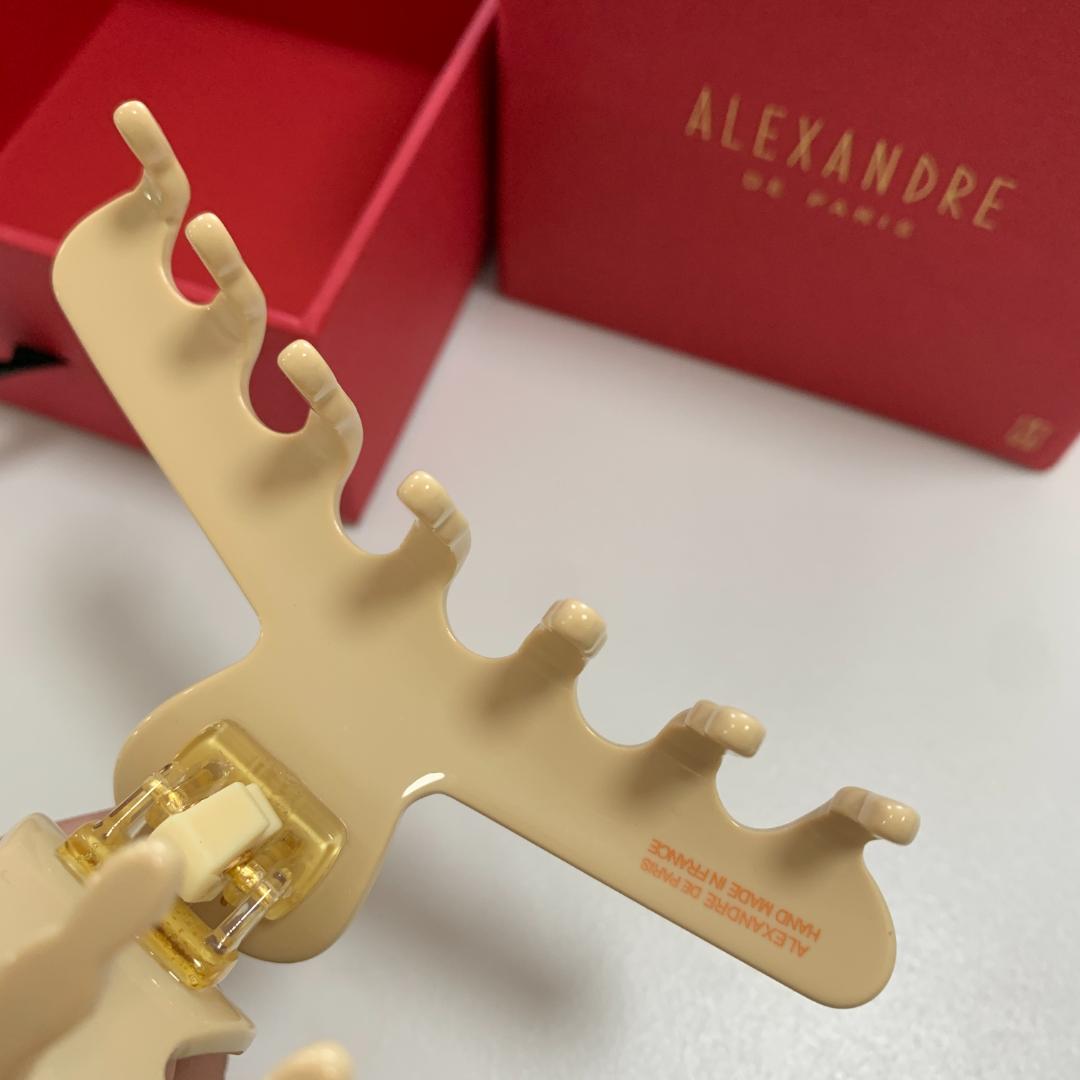 ALEXANDRE DE PARIS パール付きヘアクリップ