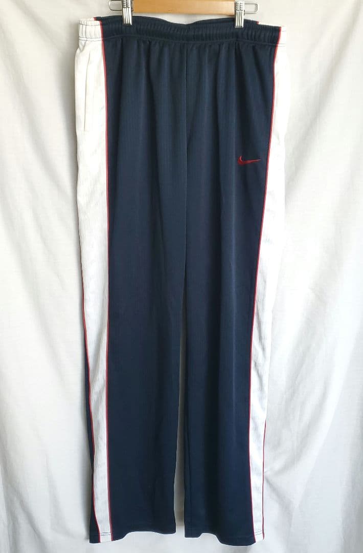 00s NIKE バスケ ラインパンツトラックパンツ ジャージパンツ ビッグ