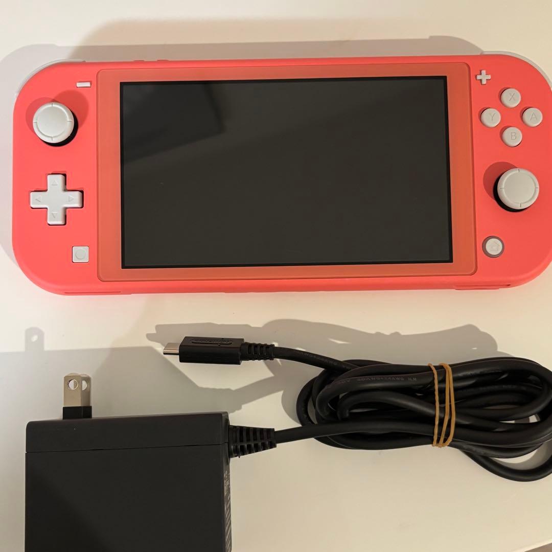 Nintendo Switch Lite コーラル ピンク どうぶつの森付き