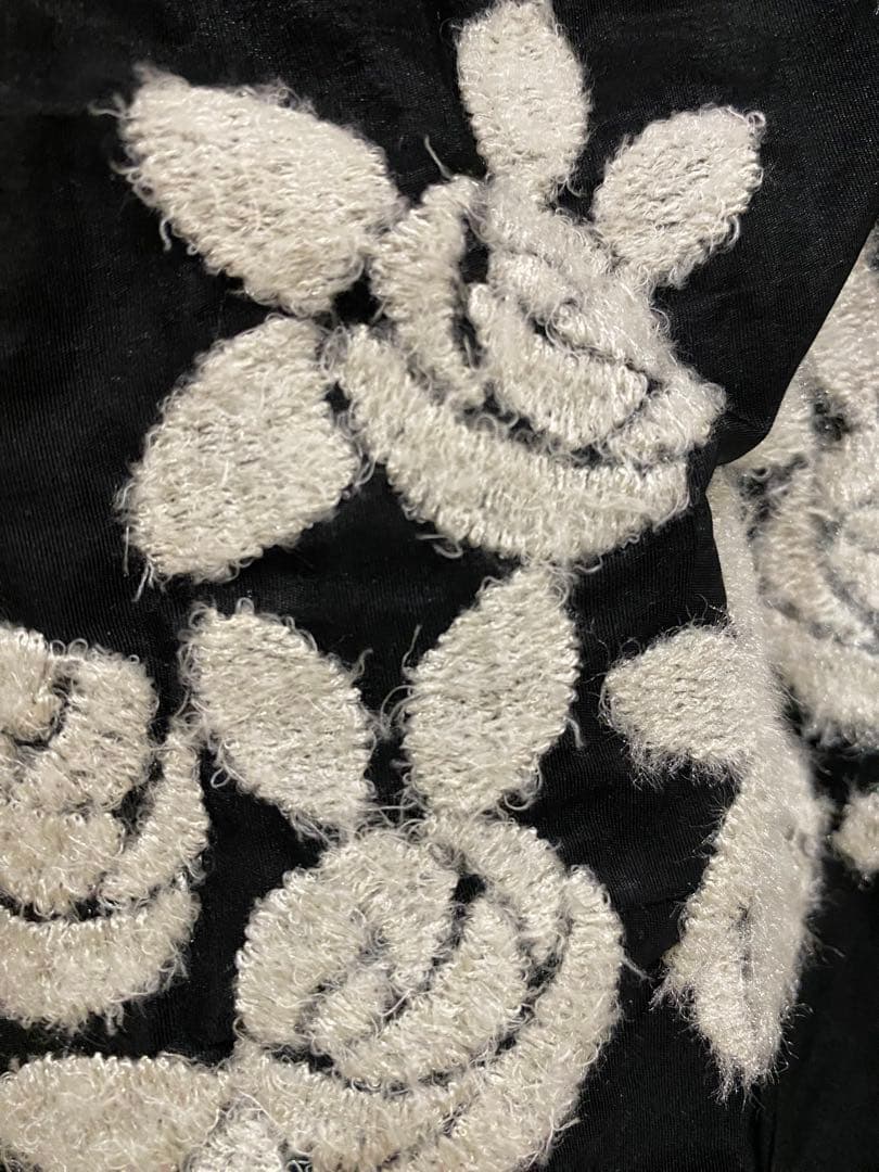 MONNALISA（モナリザ） キッズ/160/ 長袖ワンピース フラワー刺繍