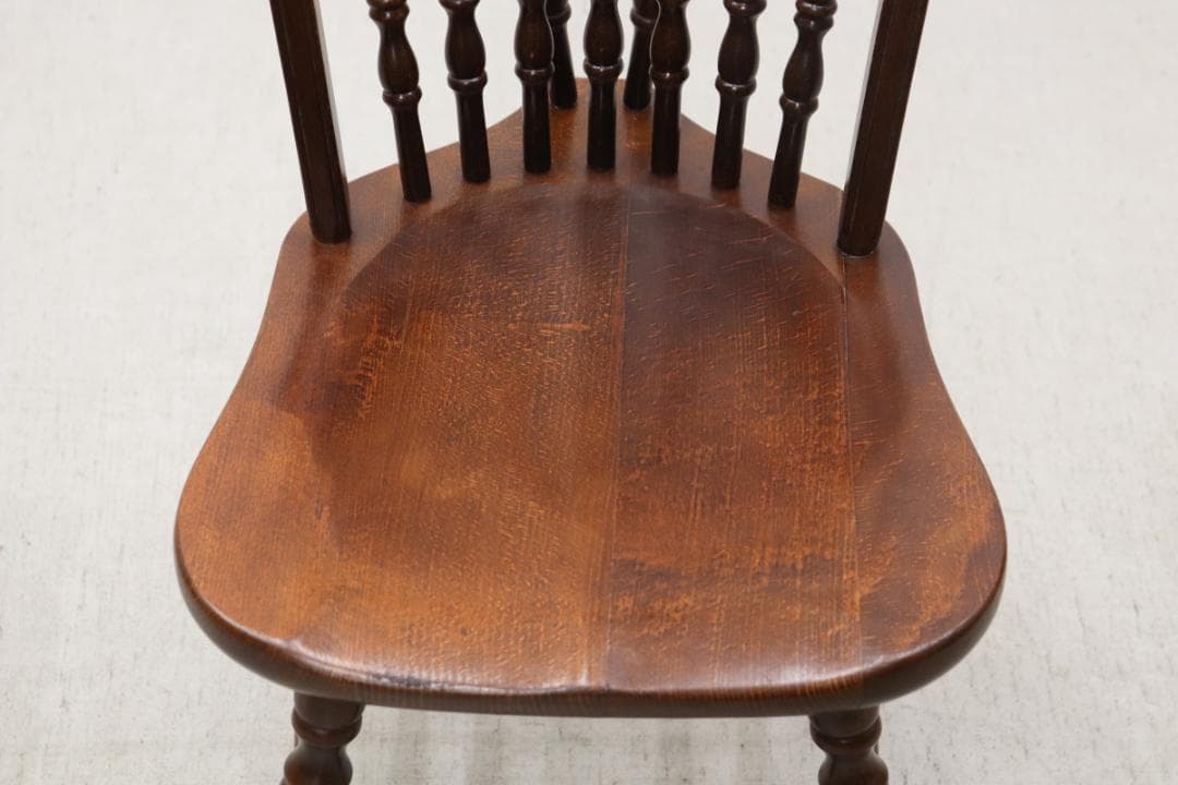 秋田木工 ダイニングチェア ウィンザーチェア 椅子 曲木 無垢材 スポーク