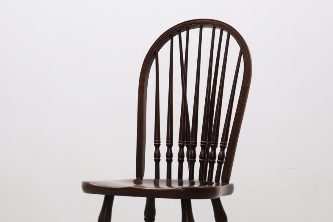 秋田木工 ダイニングチェア ウィンザーチェア 椅子 曲木 無垢材 スポーク