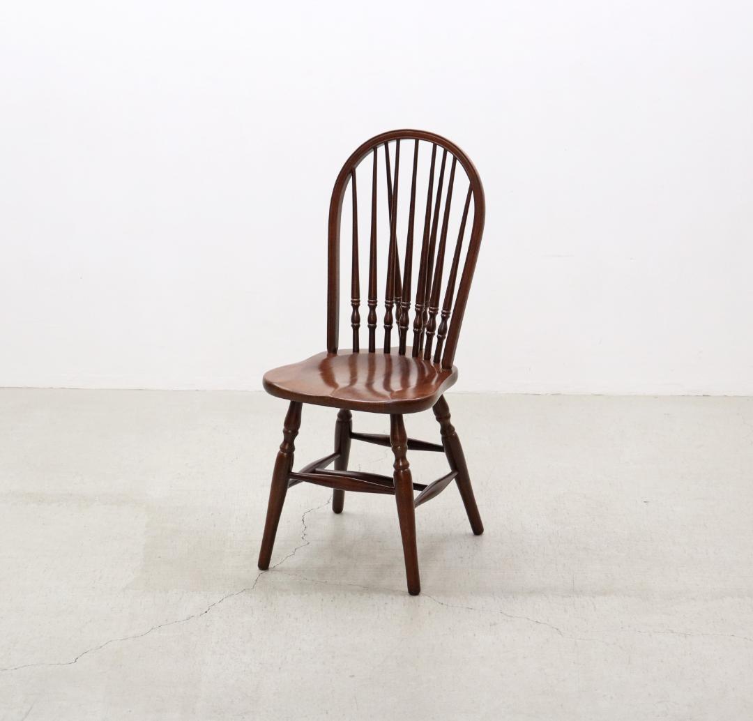 秋田木工 ダイニングチェア ウィンザーチェア 椅子 曲木 無垢材 スポーク