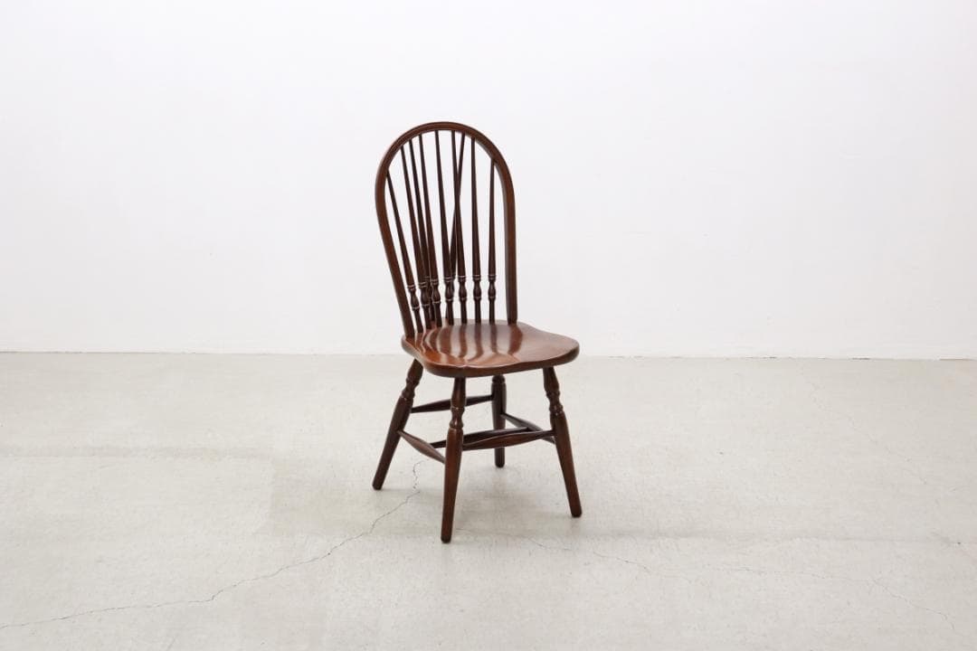 秋田木工 ダイニングチェア ウィンザーチェア 椅子 曲木 無垢材 スポーク