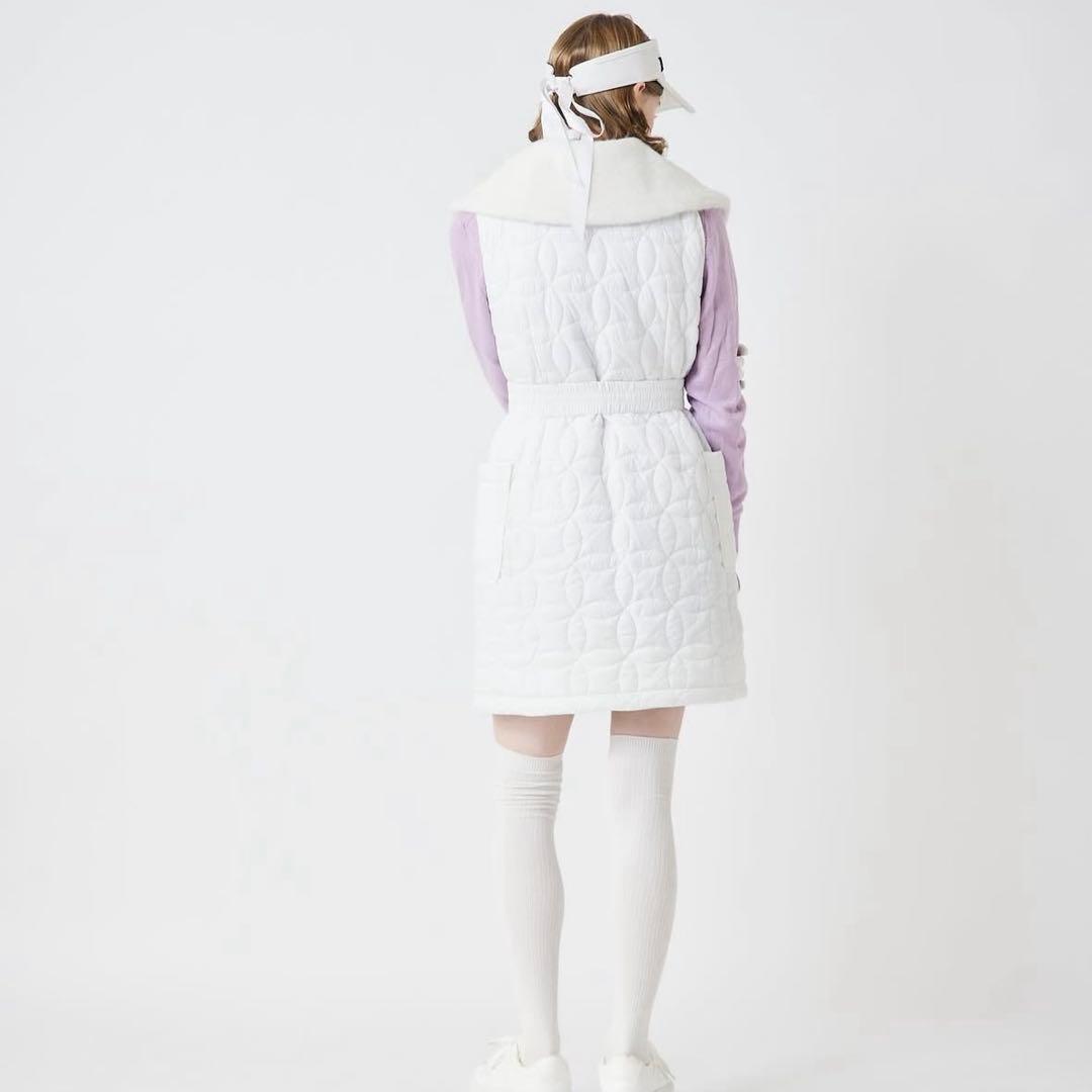 新品⭐︎Doux Avenir ファー付 中綿キルティング ダウン ワンピース