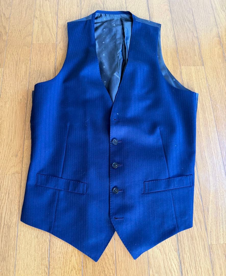 Ermenegildo Zegna ELECTA 3ピースネイビー オーダー