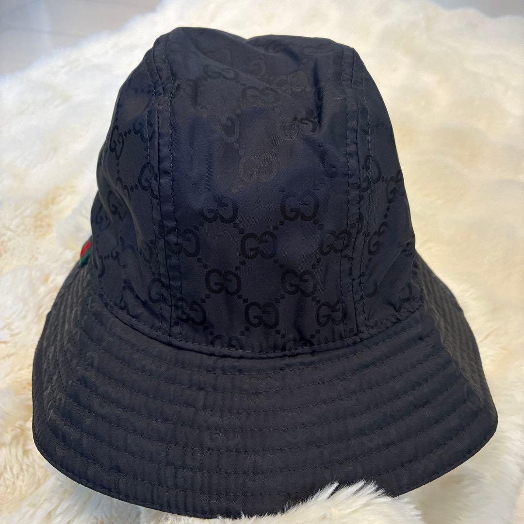 R&G様 GGパターン バケットハット 黒