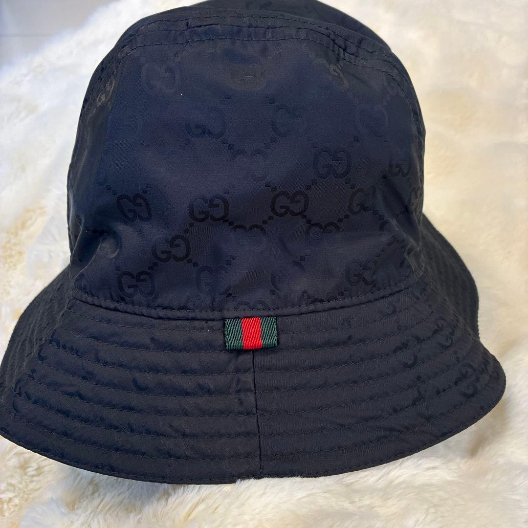 R&G様 GGパターン バケットハット 黒