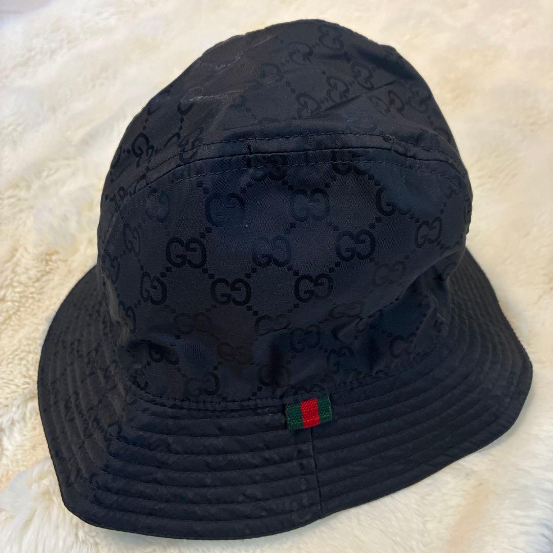 R&G様 GGパターン バケットハット 黒