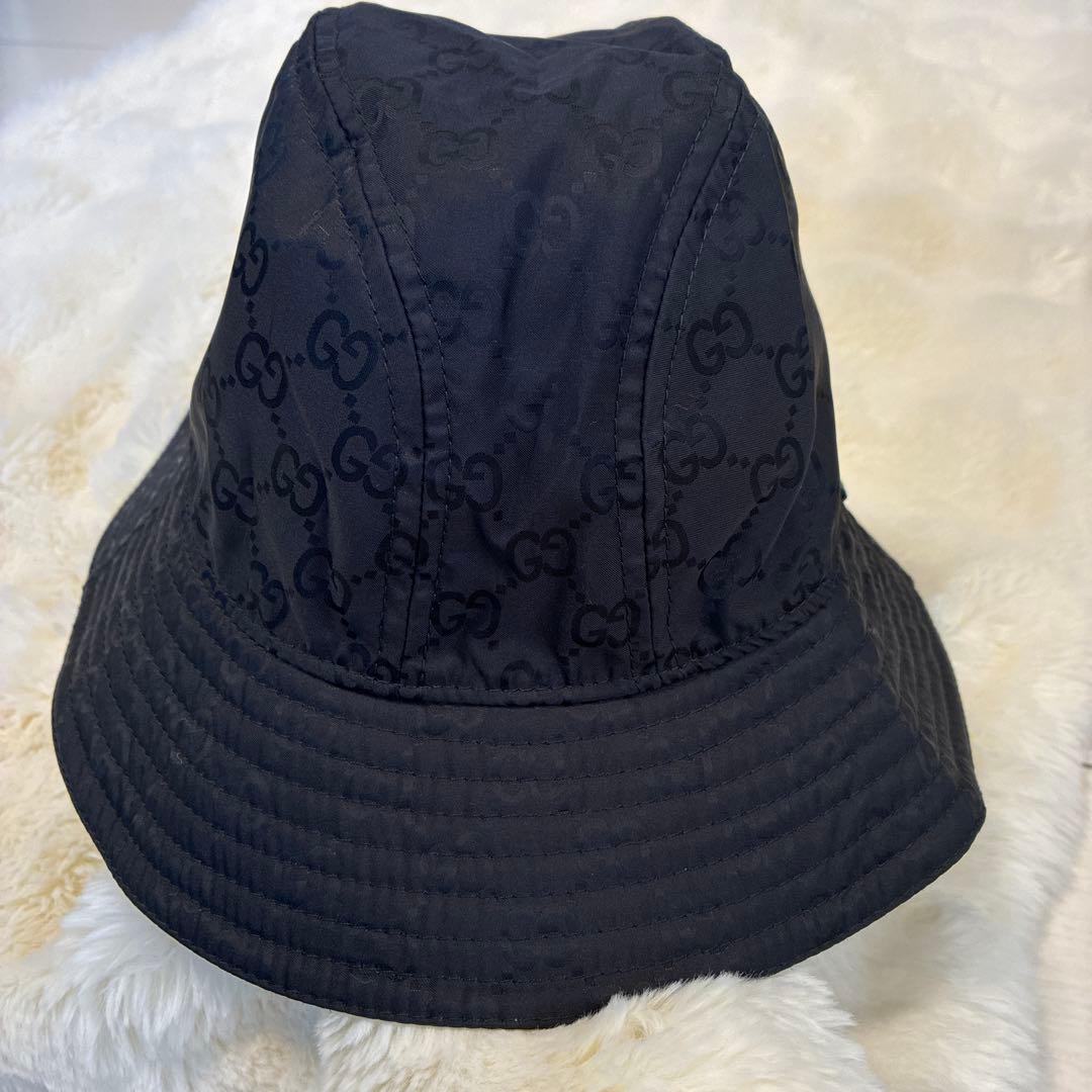 R&G様 GGパターン バケットハット 黒