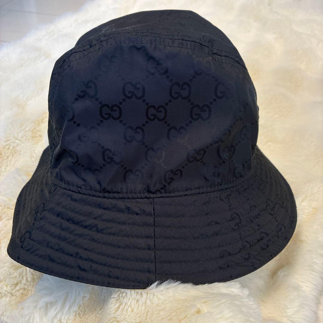 R&G様 GGパターン バケットハット 黒