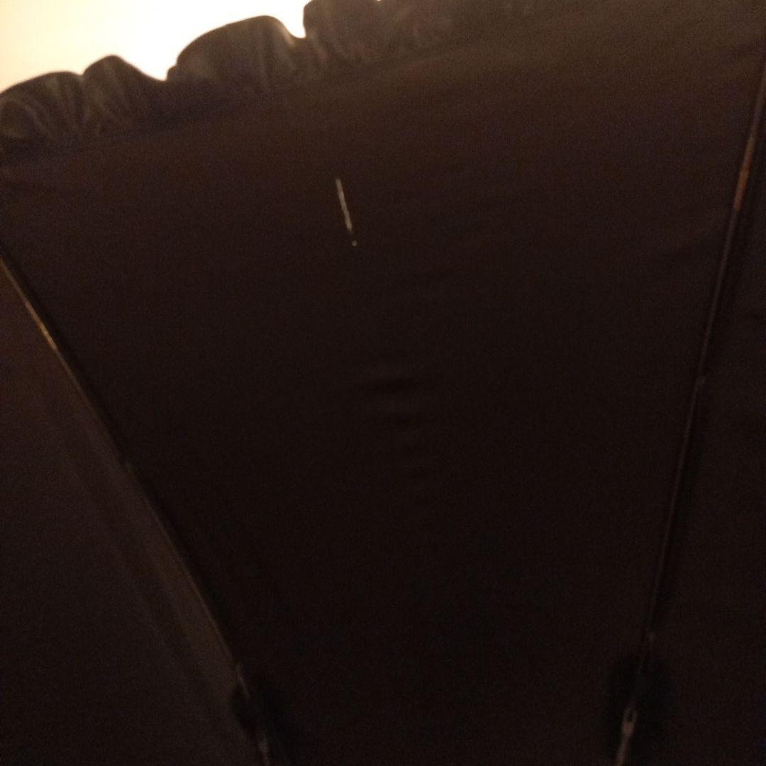 サンバリア100 日傘　長傘　ブラック　フリル　 Mサイズ