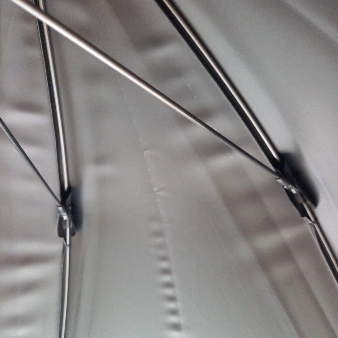 サンバリア100 日傘　長傘　ブラック　フリル　 Mサイズ