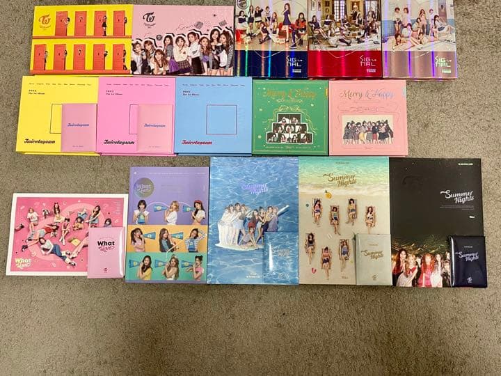 (超レア！)歴代TWICEミニアルバム一式