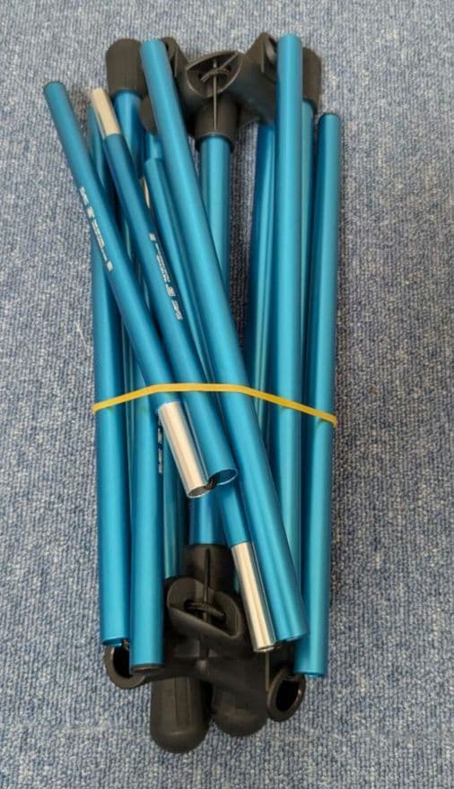 美品 Helinox ヘリノックス サンセットチェア ブルー ブラック