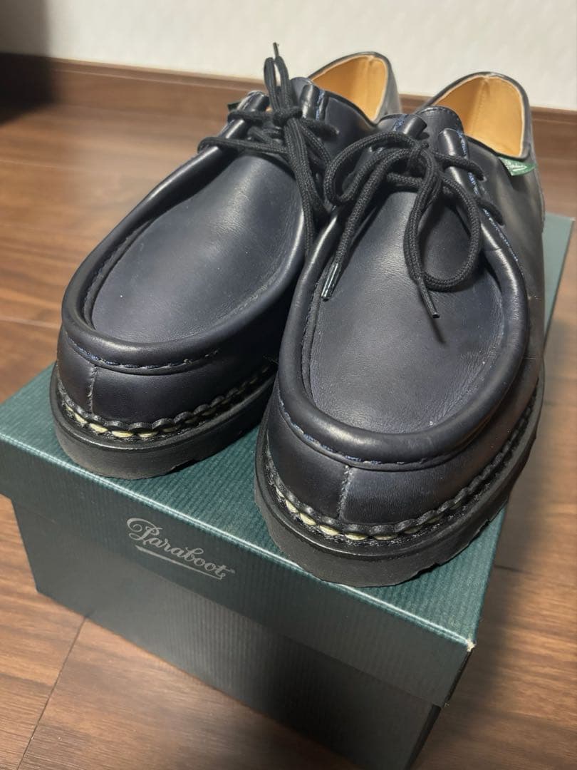 【試着のみ】Paraboot ミカエル　MICHAEL 25.5 ネイビー
