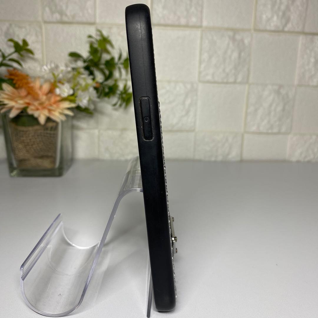 良品 PRADA iPhone12/12pro 黒 スタッズ トライアングル