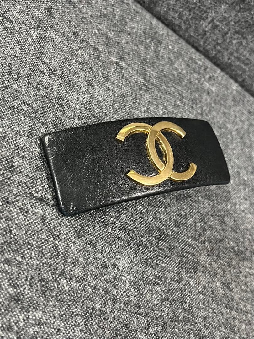 【美品】CHANEL シャネル ラム バレッタ ココマーク ヴィンテージ