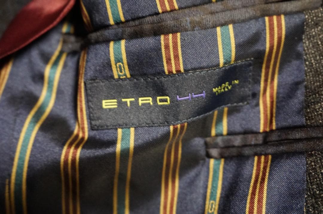 【美品】ETRO エトロ ダブル スーツ サイズ44 ジャケット トラウザーズ