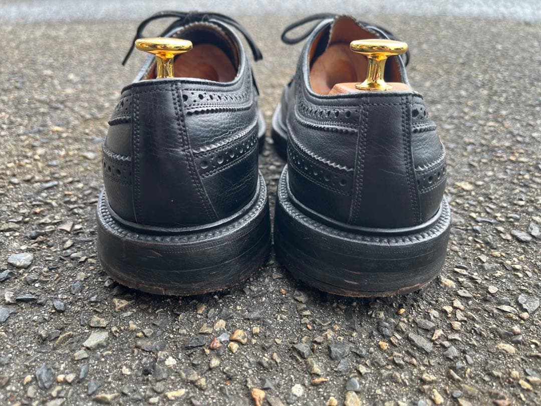 フローシャイム Kenmoor 1965年製 US8 黒 フルブローグ 米国製