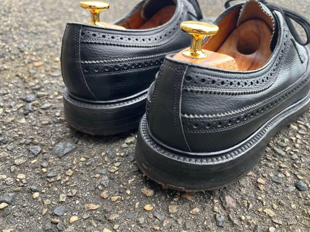 フローシャイム Kenmoor 1965年製 US8 黒 フルブローグ 米国製