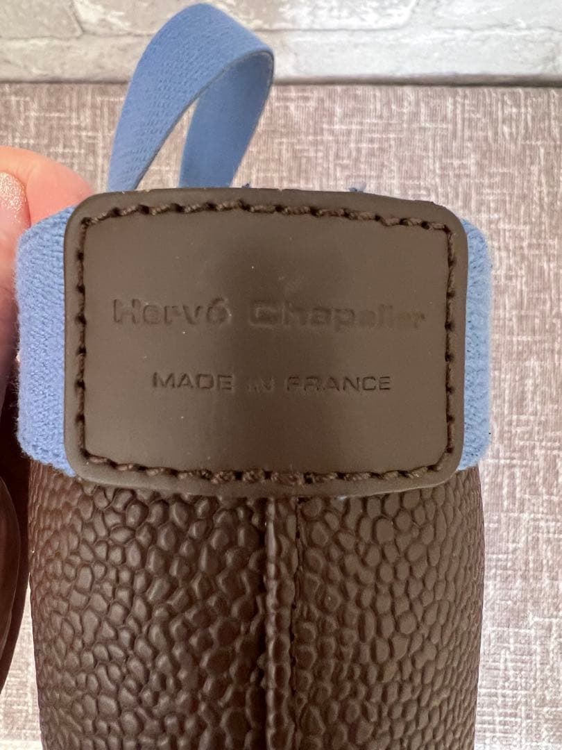 Hervé Chapelier ブラウン ブルートートバッグ