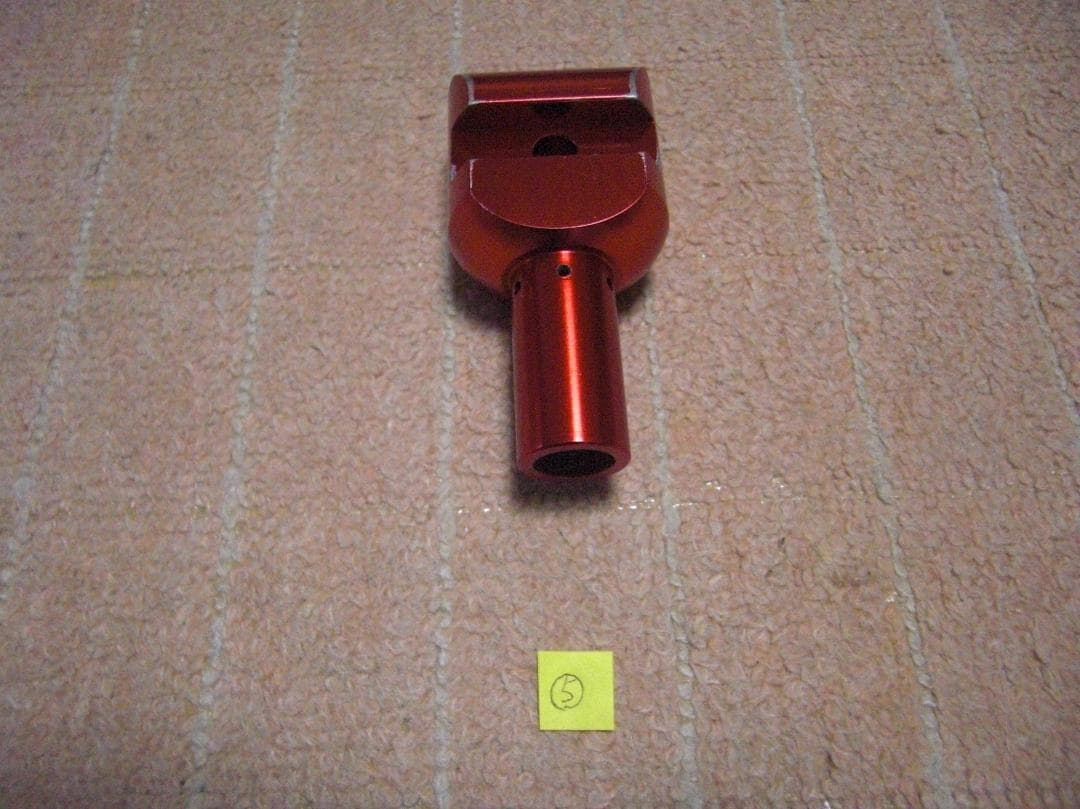 銭屋アルミ石突・ダイワ用・赤色（その⑤）・（巨鯉・大鯉・野鯉・石鯛用）