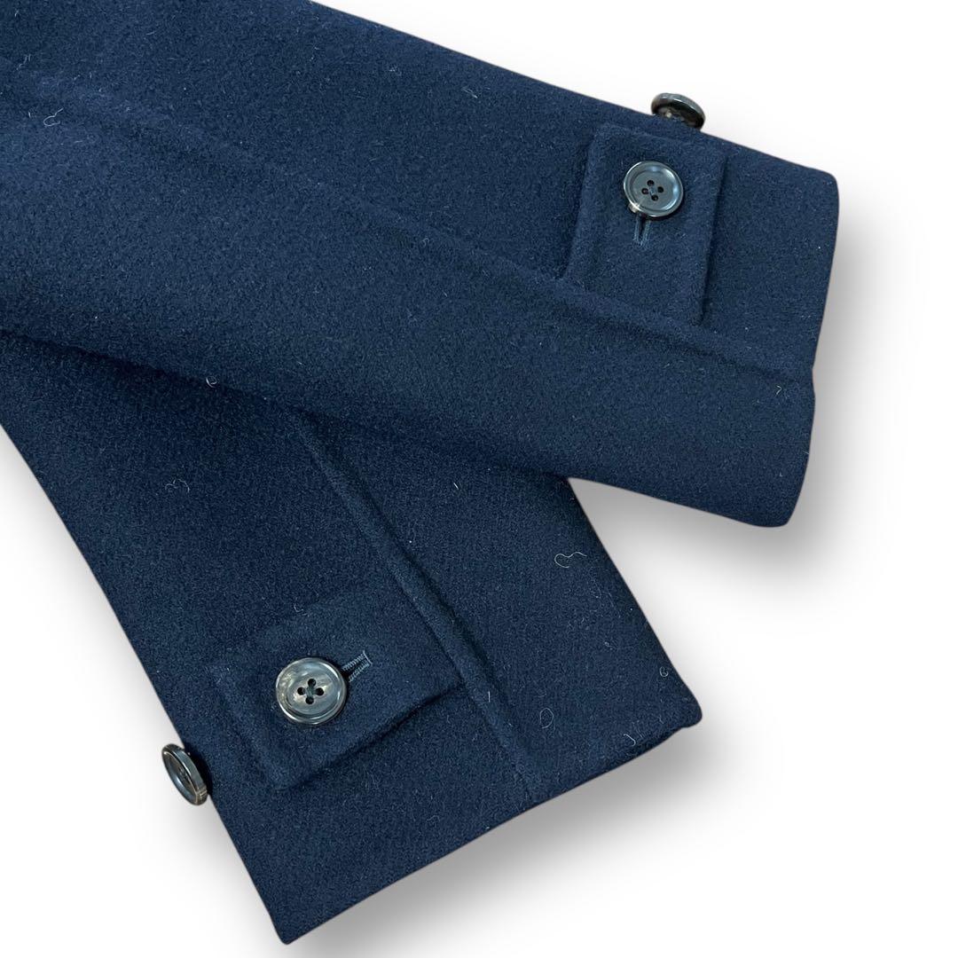 【実寸XL】TOMORROWLAND ダッフルコート カシミヤ混 ブラック