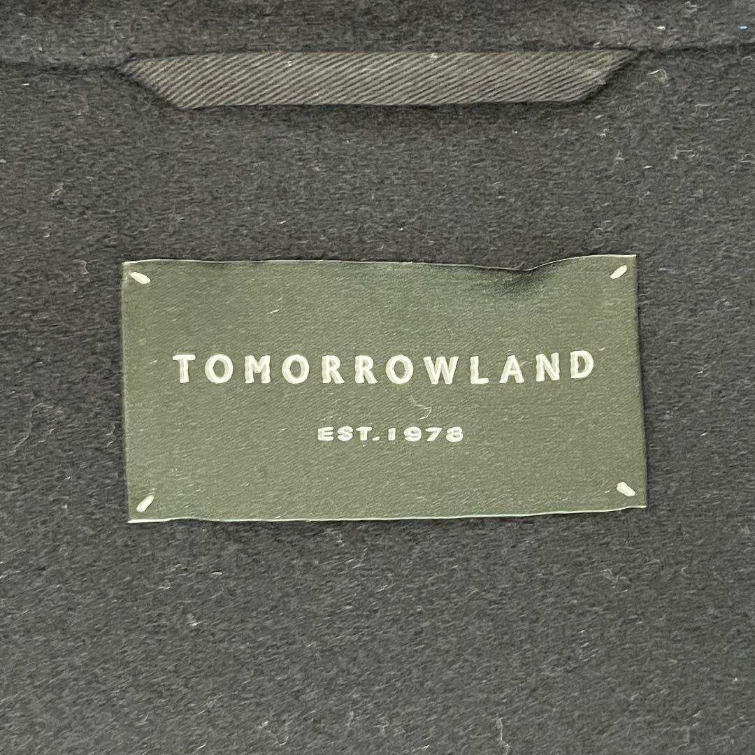 【実寸XL】TOMORROWLAND ダッフルコート カシミヤ混 ブラック
