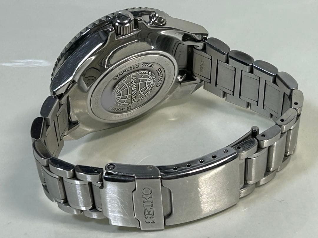 完動【二次電池新品】SEIKO AGS LANDMASTER 5M23-6A20