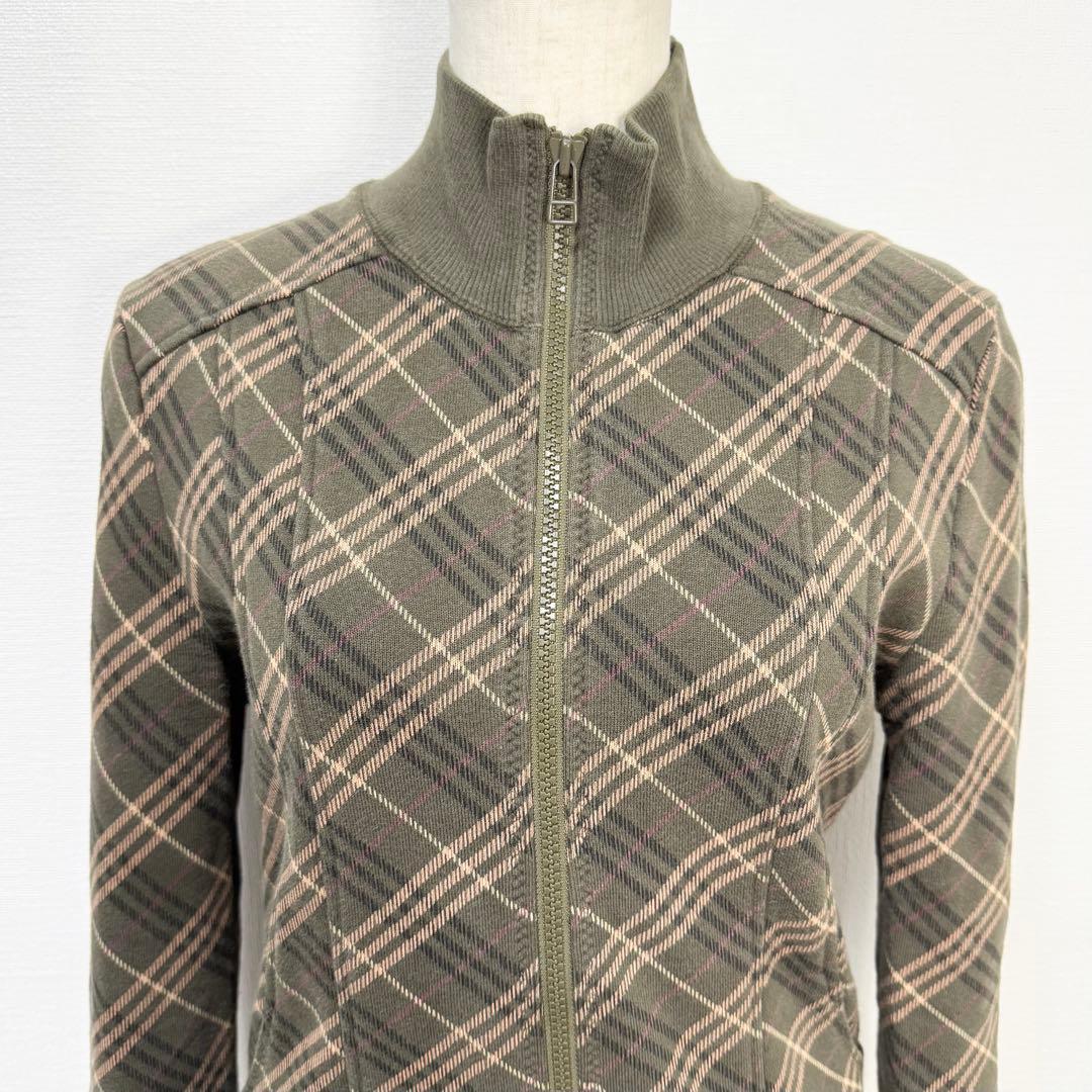 y2k❤️ BURBERRY BLUE LABEL 総柄 ダブルジップジャージ