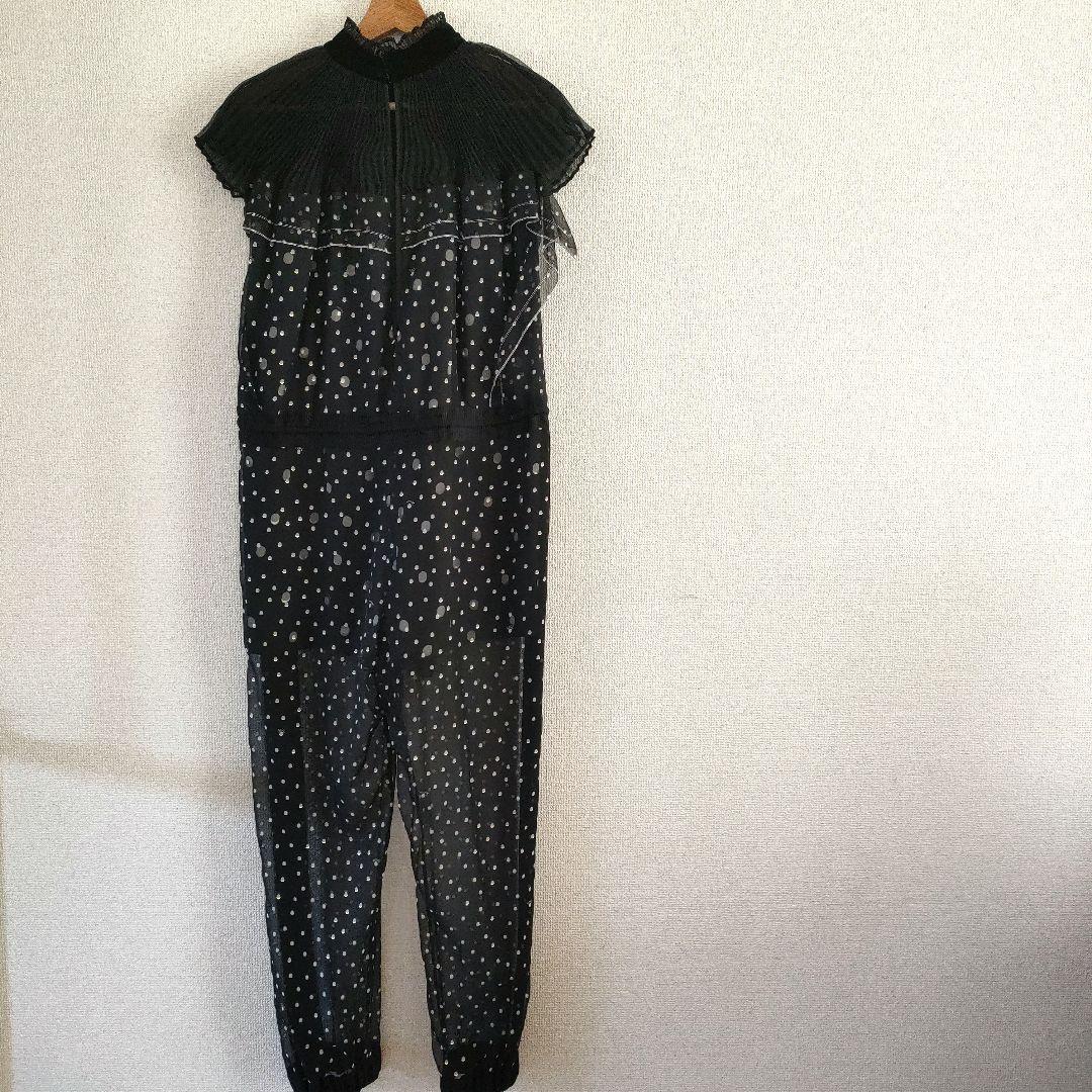 sacai サカイ　ポルカドット　オールインワン