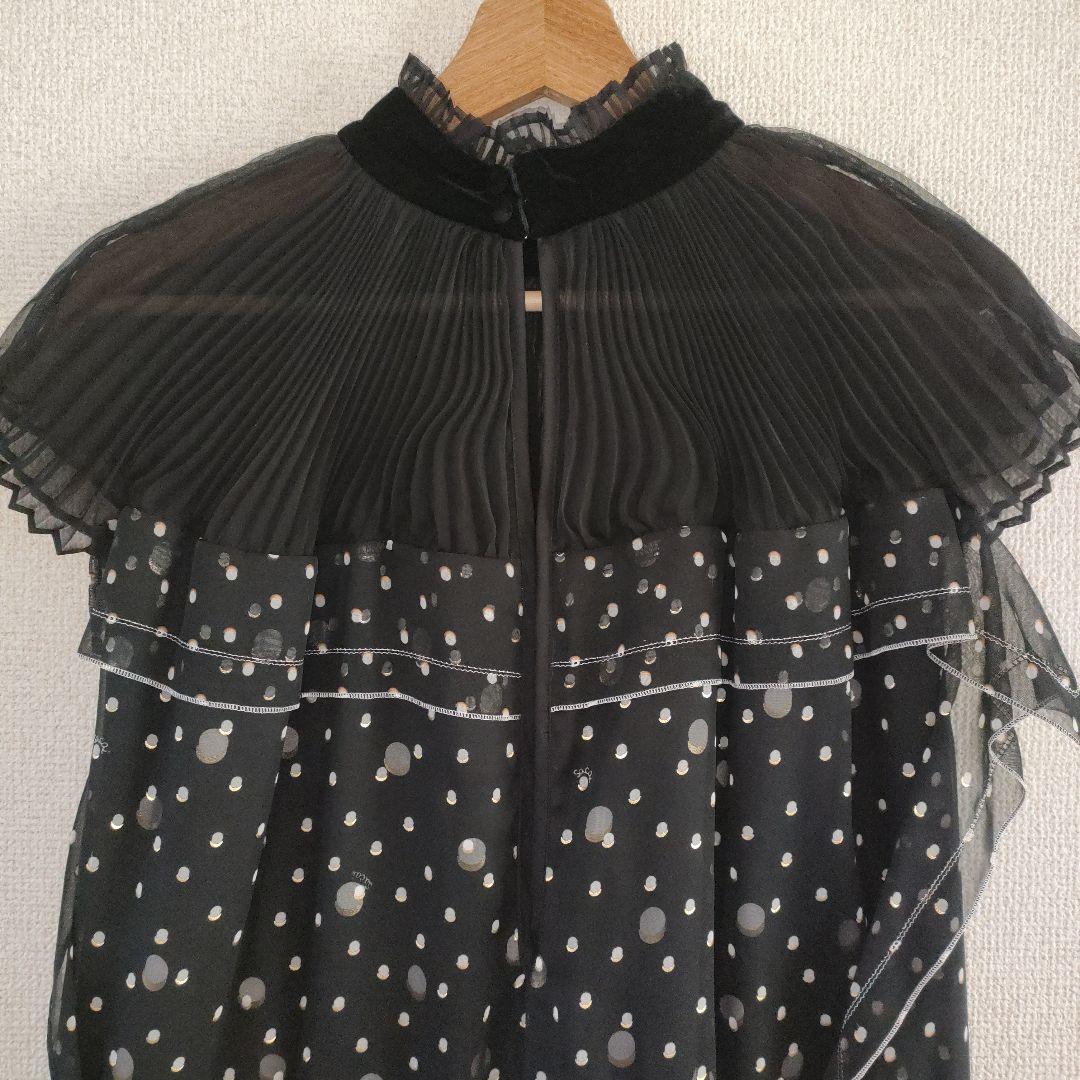 sacai サカイ　ポルカドット　オールインワン