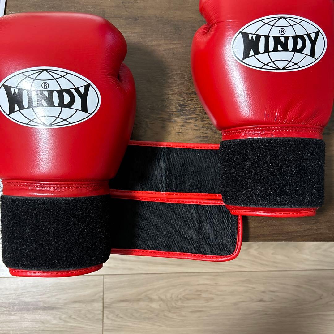 WINDSY ボクシンググローブ 14oz 赤