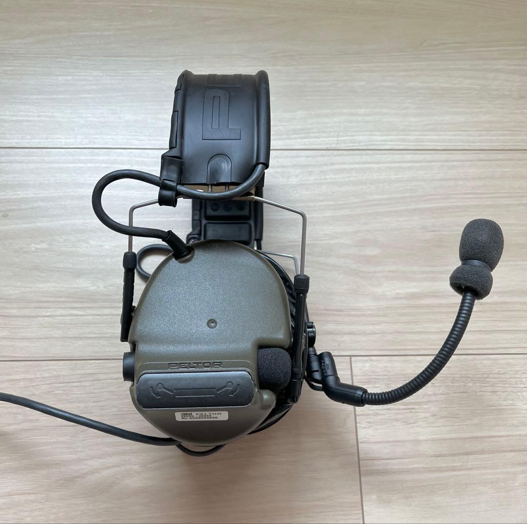 実物 3M Peltor Comtac 3 オリーブドラブ