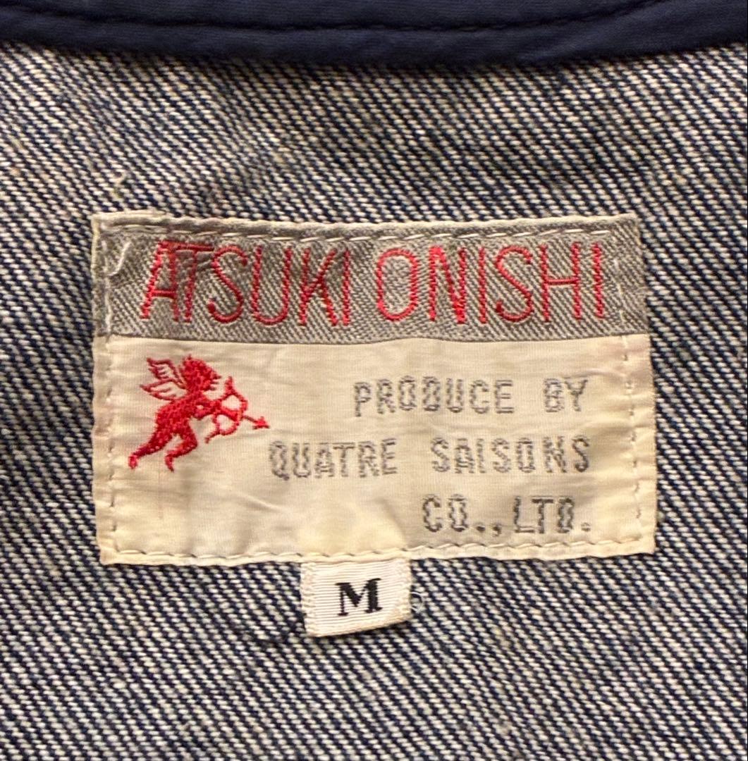 ATSUKI ONISHI アツキオオニシ　デニム　Gジャン 総柄　ワッペン　M