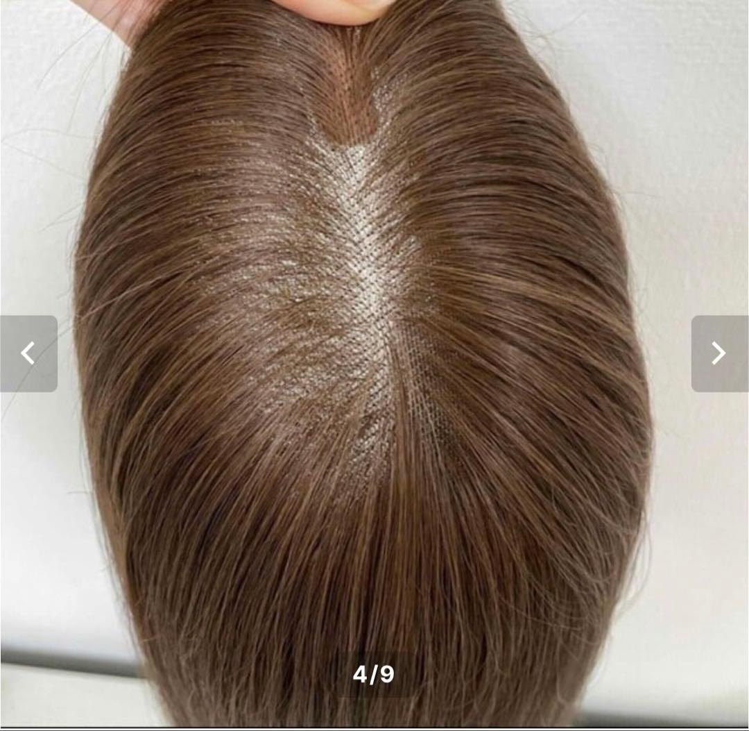 【最終お値下げ！百合子ウィッグ】前髪ありボブ/レミー人毛/アッシュブラウン/M