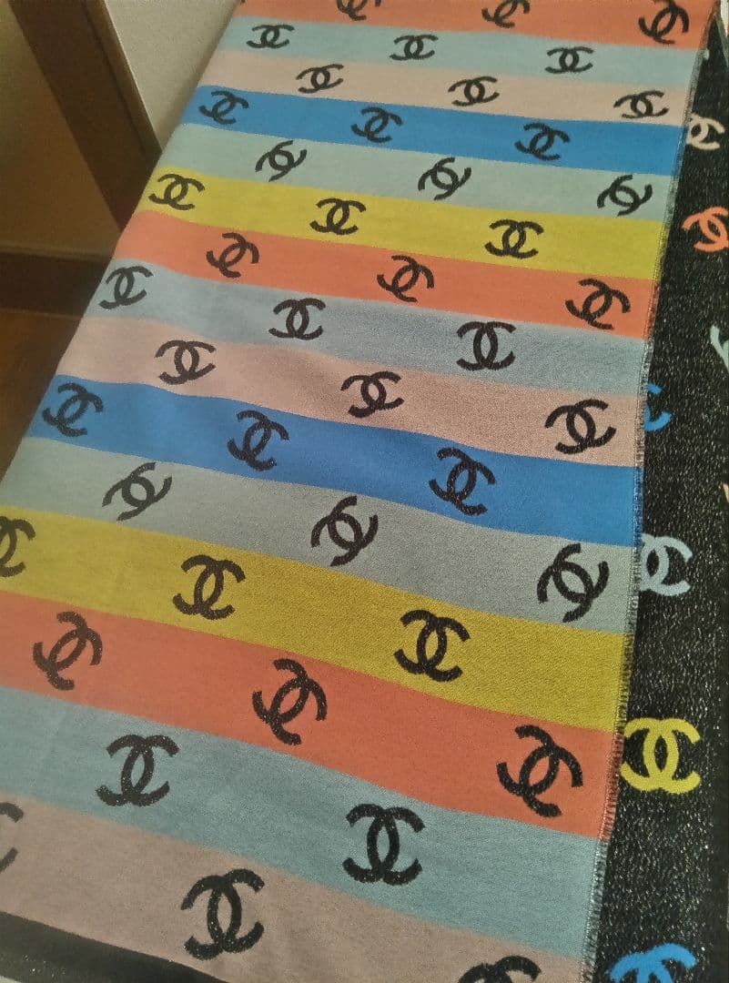 CHANEL カラフルストール、マフラー