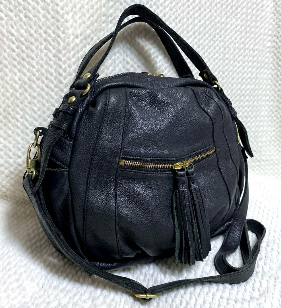 たぁぼぉ様　ear イアパピヨネ 2way ショルダーバッグ トートバッグ 黒