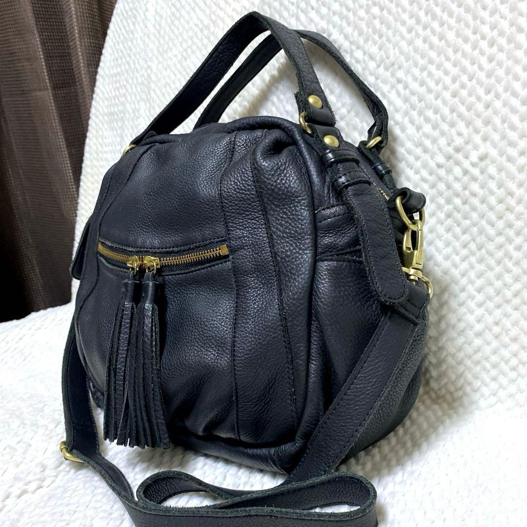 たぁぼぉ様　ear イアパピヨネ 2way ショルダーバッグ トートバッグ 黒