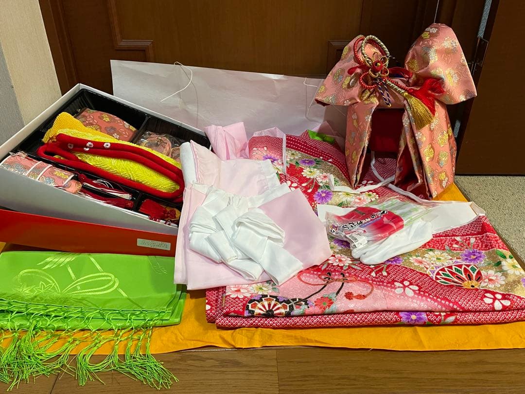 七五三 フルセット　7歳　表地正絹