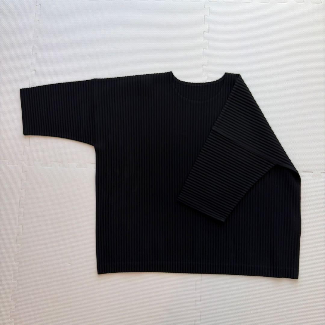 HOMME PLISSÉ ISSEY MIYAKE 丸首半袖トップ