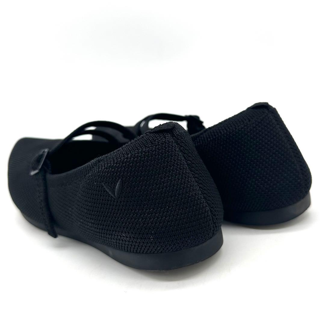 〈美品〉VIVAIA【23cm】ポイントトゥ Vストラップ メリージェーン 黒