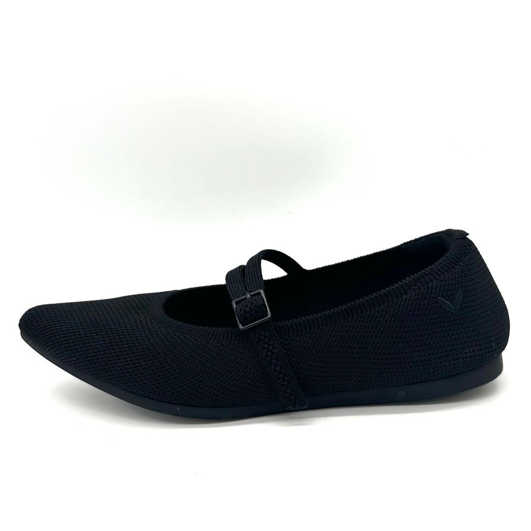 〈美品〉VIVAIA【23cm】ポイントトゥ Vストラップ メリージェーン 黒