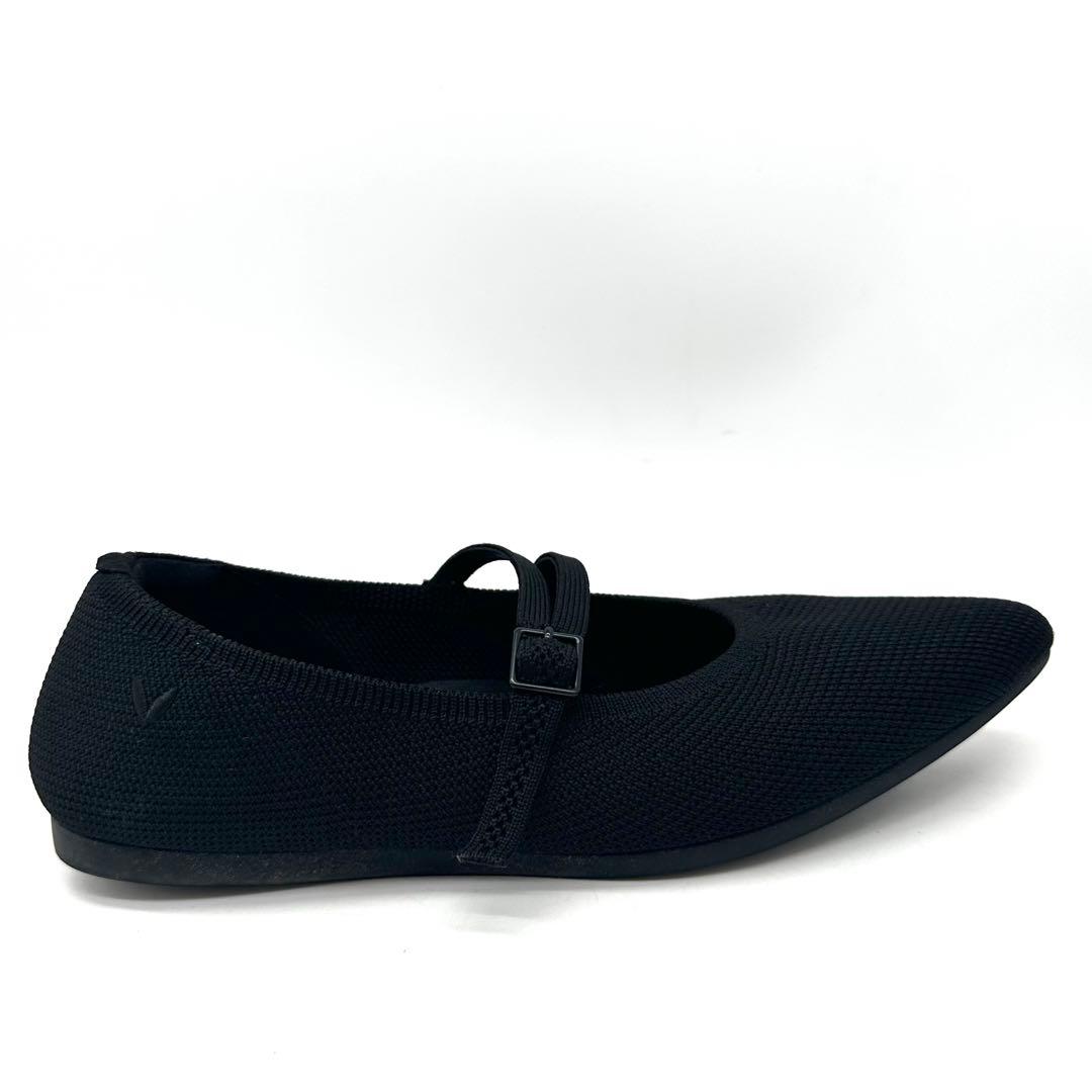 〈美品〉VIVAIA【23cm】ポイントトゥ Vストラップ メリージェーン 黒