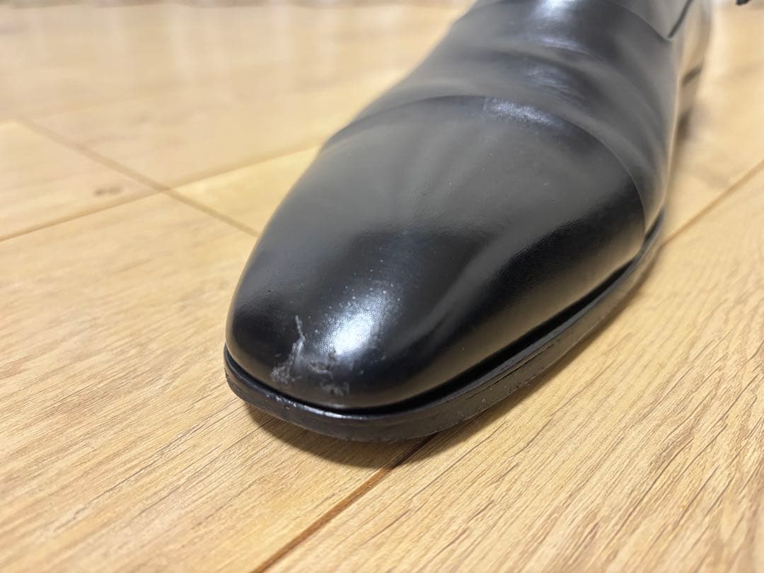 マグナーニ MAGNANNI 内羽根 ストレートチップ ブラック 43